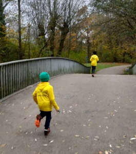 Edlinger Oler im Westpark unterwegs.